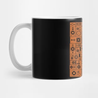 Speaker Stack Orange Mug